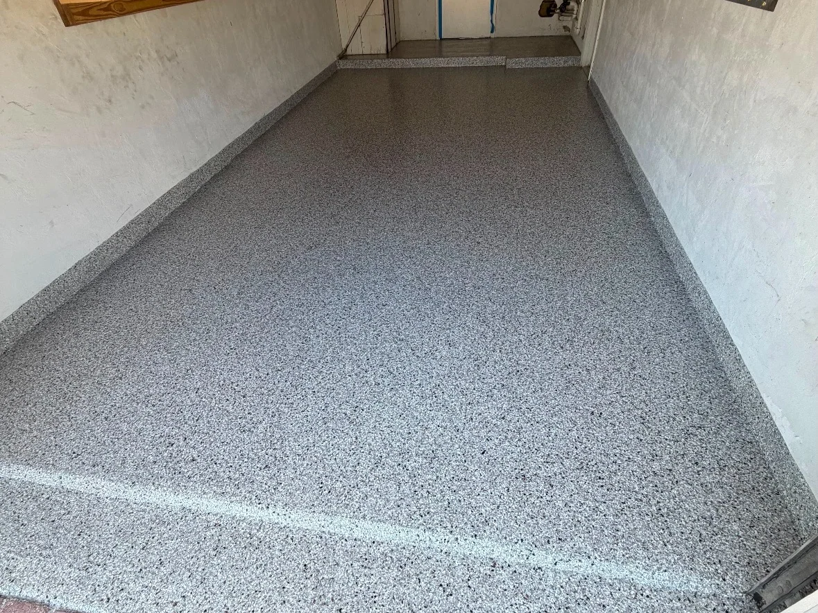 Two Car Garage in Boca Raton after coating